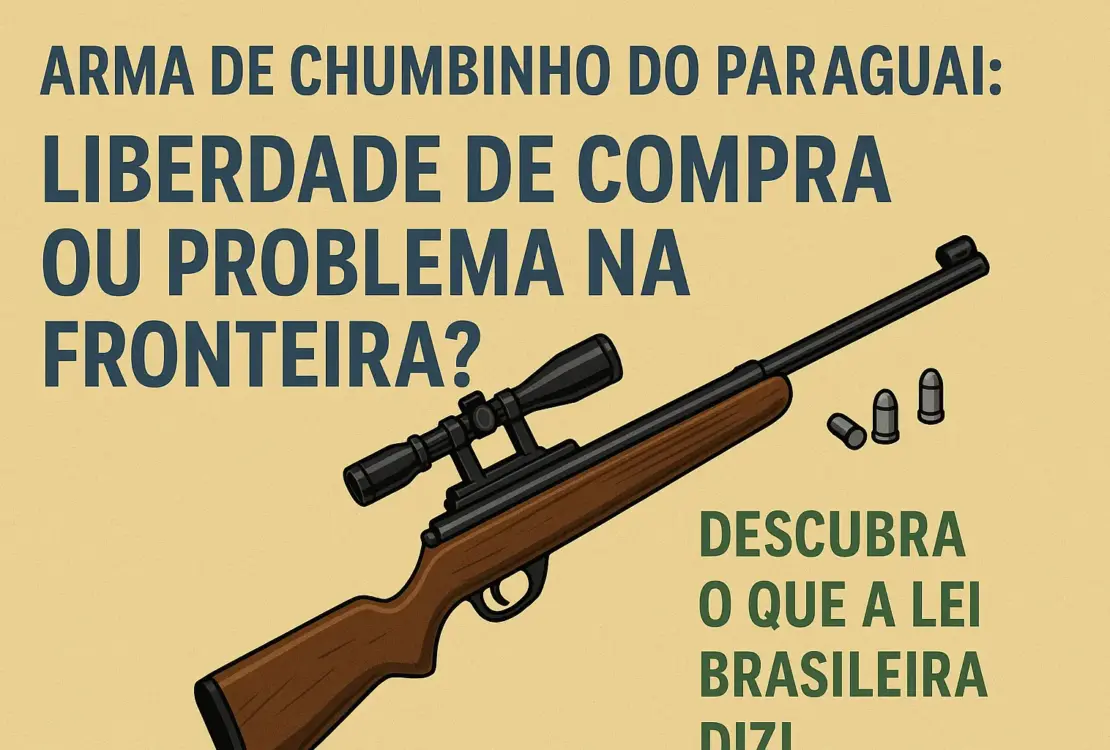 Armas chumbinhos paraguai