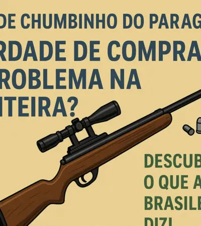 Armas chumbinhos paraguai