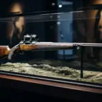 espingarda 36 em vitrine
