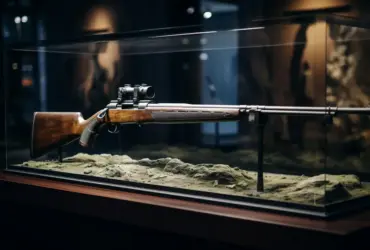 espingarda 36 em vitrine